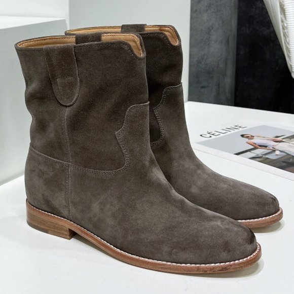 Isabel Marant Duerto Cowboy boots, dark grey, size 38 - Picture 1 of 9